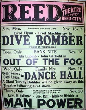 Reed Theatre - Old Poster From Timothy Crisenbery